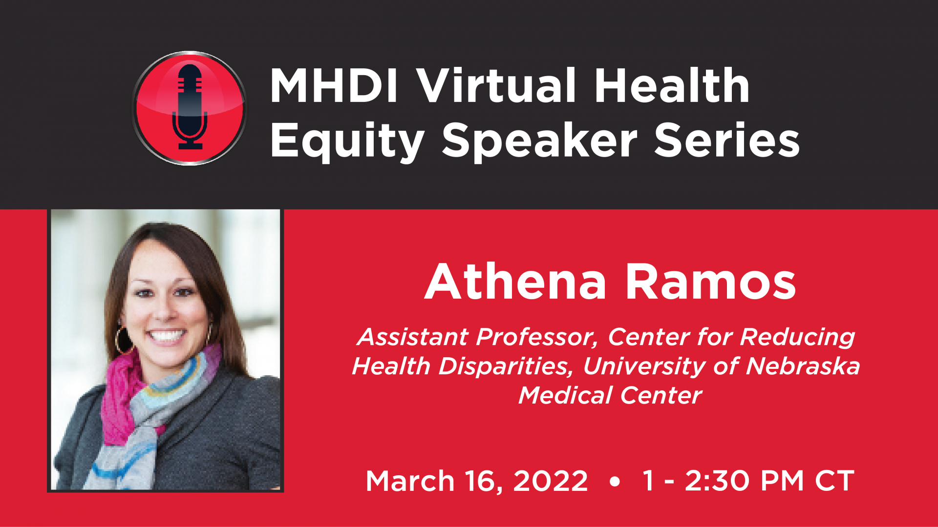 March Health Equity Speaker Series - Athena Ramos