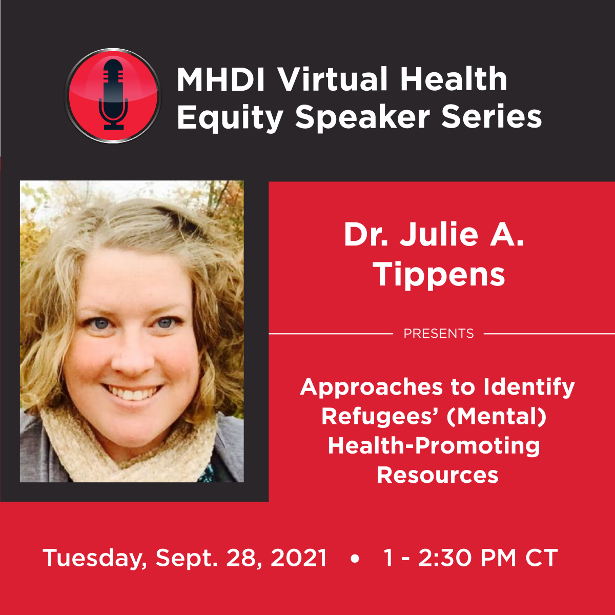 September Health Equity Speaker Series - Julie Tippens