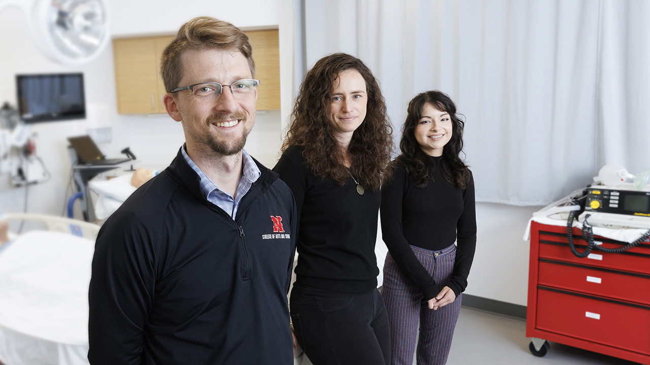 (From left) Husker researchers Arthur “Trey” Andrews, Tierney Lorenz and Sara Reyes are part of a team investigating how interpersonal discrimination affects Latinos, creating wear and tear on the body that may ultimately lead to chronic health conditions like cardiovascular disease.